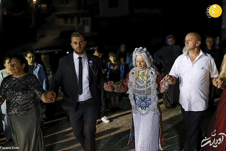 (تصاویر) آرایش متفاوت عروس خانم